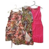 (3) Bright Colorful Dresses