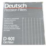 Deutsch Precision Filters Oil Filter D401