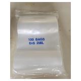 (4) Bags of 6x6 Resealable Bags