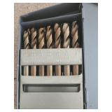 Huot Drill Bits in Metal Case