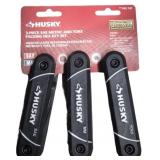 Husky 3 Piece SAE Metric Torx Folding Hex Key Set