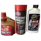 Fuel Stabilizer, Silicone Lubricant, Polish