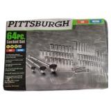 Factory Sealed Pittsburgh 64pc Socket Set