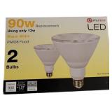 (3) Boxes of 90w LED Flood Lights