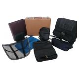 Lot of Bags, Brief Cases and Leather Binder
