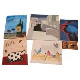 Canvas Paintings, One Frames