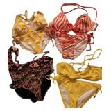(4) Bright Summer Bikini Swimsuits