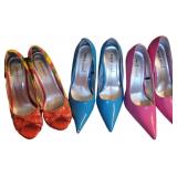 (3) Pair Ladies Pumps Size 7-7.5