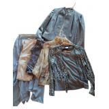 Ice Blue and White Clothes