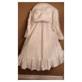 Bustle and Cape,  Wedding White