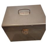 Vintage Metal File Box