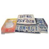 (4) Texas License Plates + Vehicle Dome Light