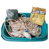 Basket of Assorted Rope