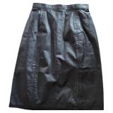 Black Leather Skirt