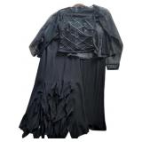 (2) Black Skirts and (3) Sheer Tops