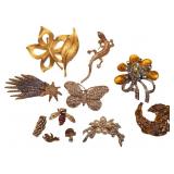 Goldish Broaches and Pins