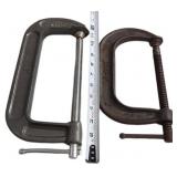 2 Jumbo C Clamps