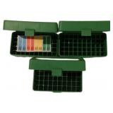 Three ammunition boxes