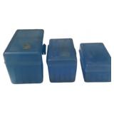 Three ammunition boxes