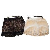(2) Pair Lacey Shorts