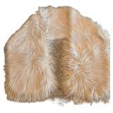 Super Cute Furry White Bebe Shoulder Wrap