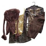 Gold Sequined Outfits