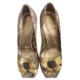 BCBGirls Baroque Peep Toe with Bow