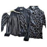 (4) Black and White Tops