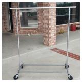 Adjustable Clothing Rack on Wheels