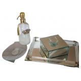 Glass and Mirror Bathroom Decor