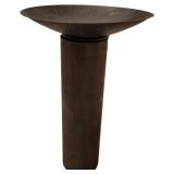 2 Foot Iron Bird Bath VERY Heavy