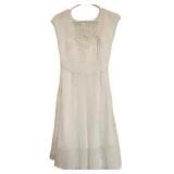 White Slonl Size Large Dress