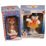 Rudolph and Frosty Bobblehead