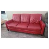 Red Leather Couch