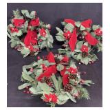 Holly Christmas Wreaths (3)