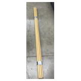 Universal Tan Wood Poles (6)