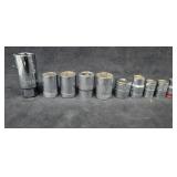(10) Assorted Hex Sockets