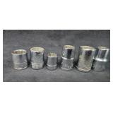 (6) 12 Point Assorted Hex Sockets