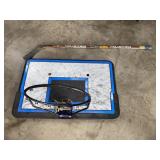 Basketball Goal and Hokey Stick
