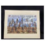 16.5x20.5 in. Signed Houston Rockets Power