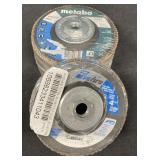 (5) Metabo ZA80 Grit Flapper & (1) Blue Fire Disc