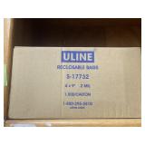 1,000 Uline Reclosable Bags 4x9 in. 2 Mil.