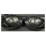 Black Plastic Bowls (2)
