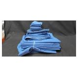 Lot Of Blue Restaurant Tablecloths & Napkins
