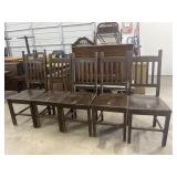 Wood Chairs (5)