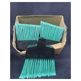 (12) Green Flagged Plastic Angle Broom Head ( No