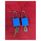 (2) Master Pro Series 6835 Lock + (2) Keys