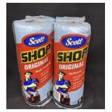 (4) Scott Shop Towels, Original 55 Towels per