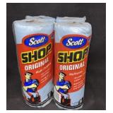 (4) Scott Shop Towels, Original 55 Towels per