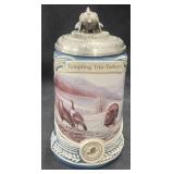 Tempting Trio - Turkeys Beer Stein 8in